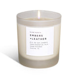 Embers + Leather - Non-Toxic Soy Candle, Essential Oils