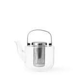 Bjorn™ Glass Teapot w/ Loose Leaf Tea Infuser - 22oz / 0.65L