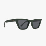 BAY OLIVE GREEN Polarized Women's Cat Eye Fashion Sunglasses