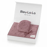 100% Organic Cotton Luxury Organic Blanket + Hat Gift Set