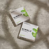 Sugar Free Spearmint Gum - Natural + Plastic-Free | 12 Pack