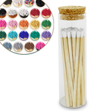 4" Matches in Chic Cork Top Jar - Colors of Your Choice