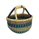 No Leather Mini Round Basket