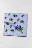 Vintage Rose Print Cotton Rayon Scarf