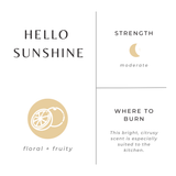 Travel Tin Candle | Hello Sunshine (6 oz)
