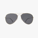 RYDER SMOKE Polarized Aviator Metal Sunglasses