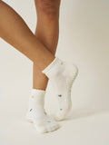 Cropped Crew Grip Sock - Mini Heart