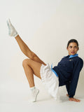 Cropped Crew Grip Sock - Garland