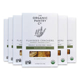 Rosemary Flaxseed Crackers