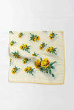 Vintage Rose Print Cotton Rayon Scarf