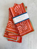 Bandana Cloth Napkins, set of four