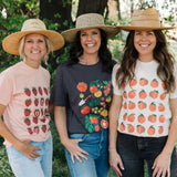 Peach Blossom Tee - Ivory