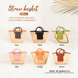 Woven Straw BeachTote Bag
