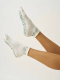 Cropped Crew Grip Sock - Garland