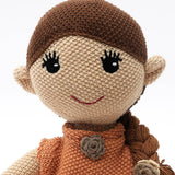100% Handcrafted Cotton Knitted Soft Princess Toy