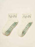 Cropped Crew Grip Sock - Garland