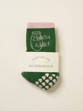 Matcha Addict Grip Sock