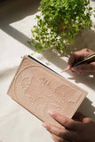 Embossed Leather Floral 5x7 Journal - Refillable Notebook