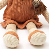 100% Handcrafted Cotton Knitted Soft Princess Toy