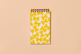 Farfalle Bowtie Pasta Letterpress Pocket-size Spiral Notebook - Made in USA - Foodie, Pasta, Cooking, Cozy, Comfort Food - Back to School, Christmas Gift, Stocking Stuffer