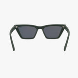 BAY OLIVE GREEN Polarized Women's Cat Eye Fashion Sunglasses