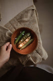 Realistic Pea Pod Beeswax Candle