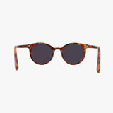 HERON AMBER TORTOISE Polarized Round Fashion Sunglasses
