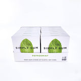 Sugar Free Spearmint Gum - Natural + Plastic-Free | 12 Pack