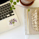 Lilac bouquet sticker