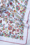 Floral & Butterfly Cotton Rayon Scarf