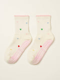 Mini Heart Petal Grip Sock