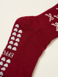 Ribbon Petal Grip Sock