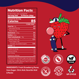 Sassy Strawberry  - Natural Fruit Snacks - Dried Fruit Bites