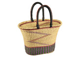 African Bolga Baskets : V-Shape Oval Basket