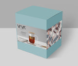 Double-Walled Glass Mug & Lid w/ Infuser - Minima™ Balance