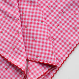 Cottage Mini Checker With Cherry Cotton Scarf