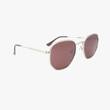 BILLIE MAUVE Polarized Geometric Metal Fashion Sunglasses