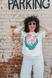 Sow the seeds | ivory comfort colors boxy crop