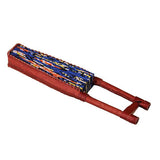 African Colorful Cloth Folding Fans