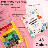 All-In-One Watercolor Set of 48