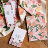 Let your Dreams Blossom Peach Blossom Stitched Notebook