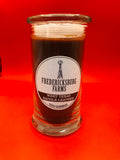Fredericksburg Farms West Texas Saddle Leather Scented Texas Handmade Candle 10 oz