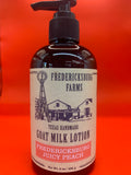 Fredericksburg Juicy Peach Scented Goat Milk Lotion 8 oz